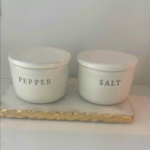 Hearth & Hand White Ceramic Spice Cellar Set